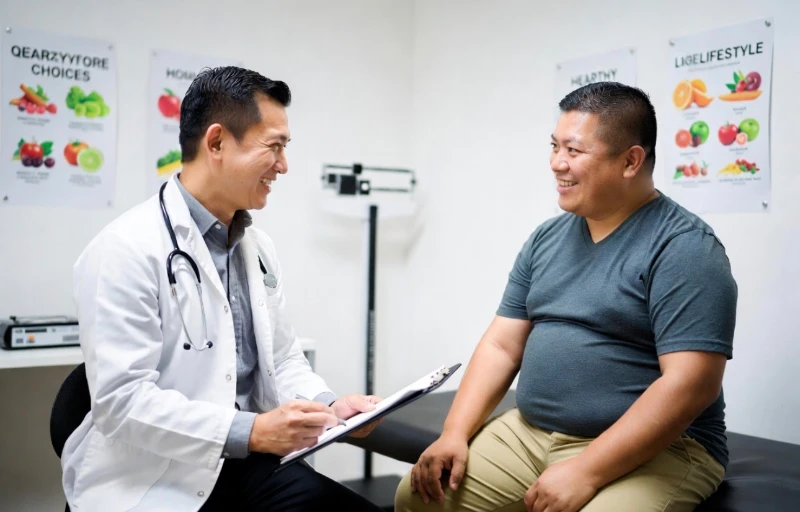 patient consulting at soluna medical about the weight loss program