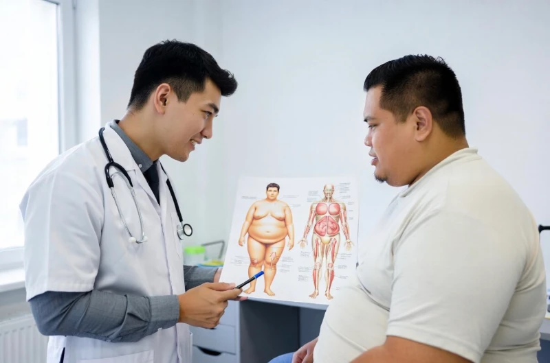 patient consulting for the weight loss program at soluna medical